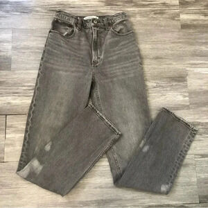 Abercrombie & Fitch Jeans The 90s Straight Ultra High‎ Rise Womens Size 24 00L